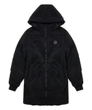 Distorted People - Hooded Puffer parka Black