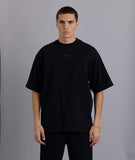 Distorted People - STAFF Boxy Oversized T-Shirt Black