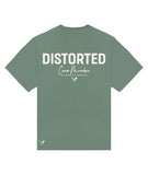 Distorted People Crew Member OverSized Shirt Green