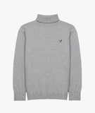 Distorted People - Knit Rollneck Sweatshirt Light Grey