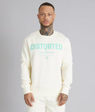 Distorted People Crew Member Sweatshirt - Offwhite