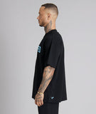 Distorted People Crew Member Oversized T-Shirt - Schwarz