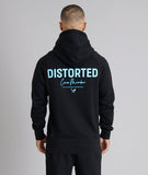 Distorted People Crew Member Raglan Hoodie - Schwarz