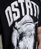 Distorted People -  Rhino oversized t-shirt black