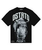 Distorted People -  Rhino oversized t-shirt black