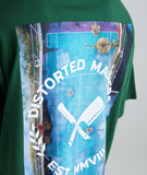 Distorted People -  Tennis oversized t-shirt green