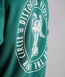 Distorted People -  Chronicles Angel oversized hoodie green