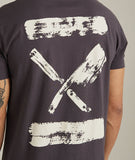 Distorted People - Inked Blades T-Shirt Dusk