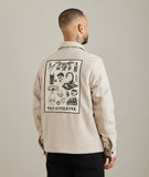 Distorted People - Tattoo Patch Padded jacket Khaki