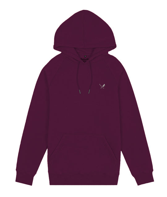 Distorted People - Classic raglan hoodie Purple