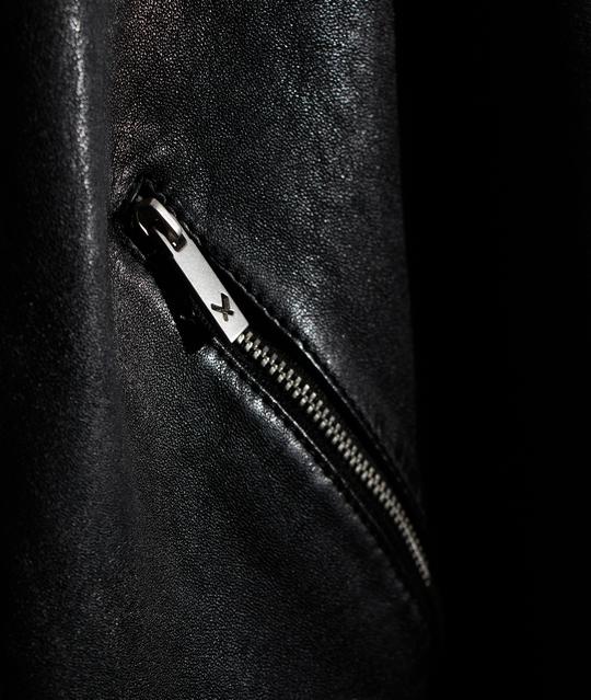 Distorted People - Premium Leather Jacket Black