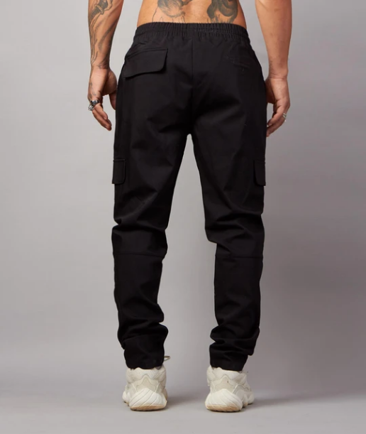 Distorted People - Pocket Cargo Pants Slim black/ white