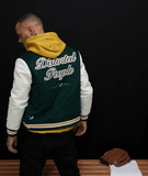 DIstorted People - College Wool Patch Jacket DarkGreen