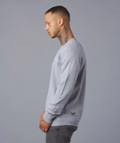 Distorted People - Knitwear Crewneck grey melange/ white