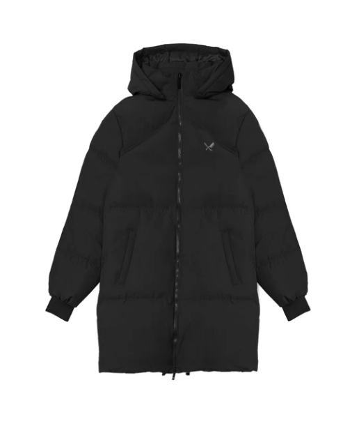 Distorted People -  Classic Hooded Puffer Parka black/ grey