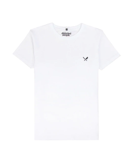 Distorted People -  Classic Crew Neck t-shirt white