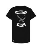 Distorted People -  Patched DP Team Crew Neck long t-shirt black