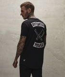 Distorted People -  Patched DP Team Crew Neck long t-shirt black