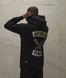 Distorted People -  Patched DP Team zip hoodie black