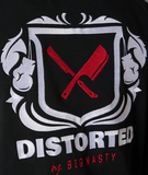 Big Nasty X Distorted People - BNxDP raglan hoodie black