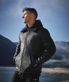 DIstorted People -  Classic Aviator Sherpa jacket black