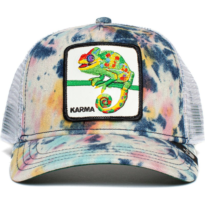 GoorinBros - Trucker Cap - Karma Culture Chameleon The Farm White Trucker Hat