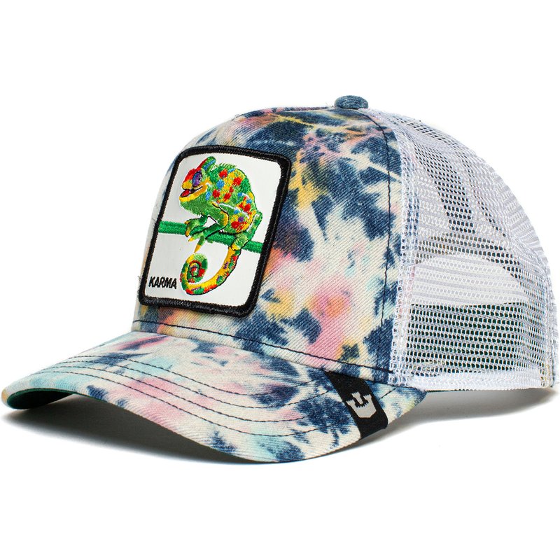 GoorinBros - Trucker Cap - Karma Culture Chameleon The Farm White Trucker Hat