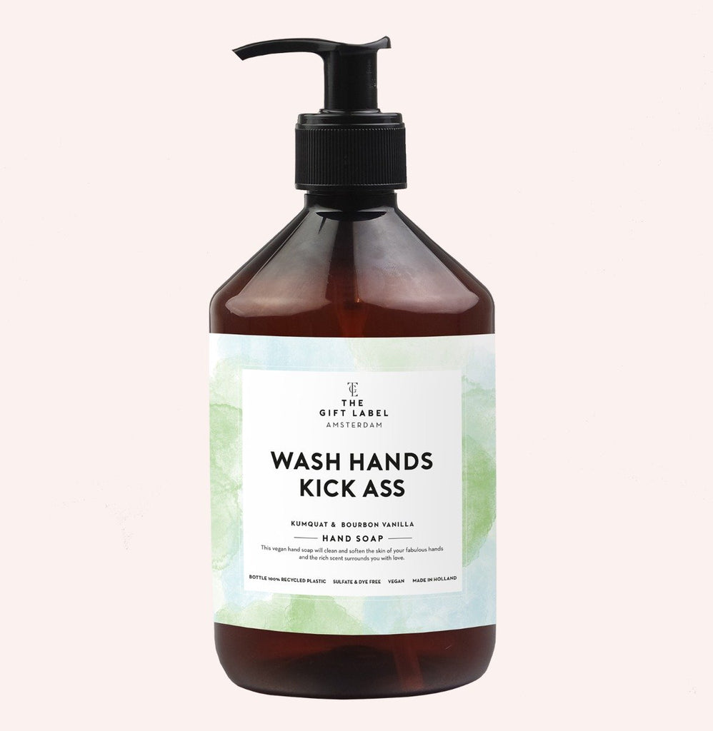 The Gift Label - Hand Soap 500 ml - Wash Hands Kick Ass